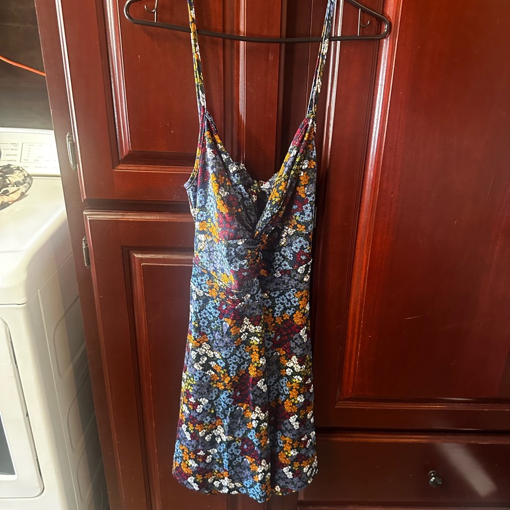 Floral Spaghetti Strap Dress